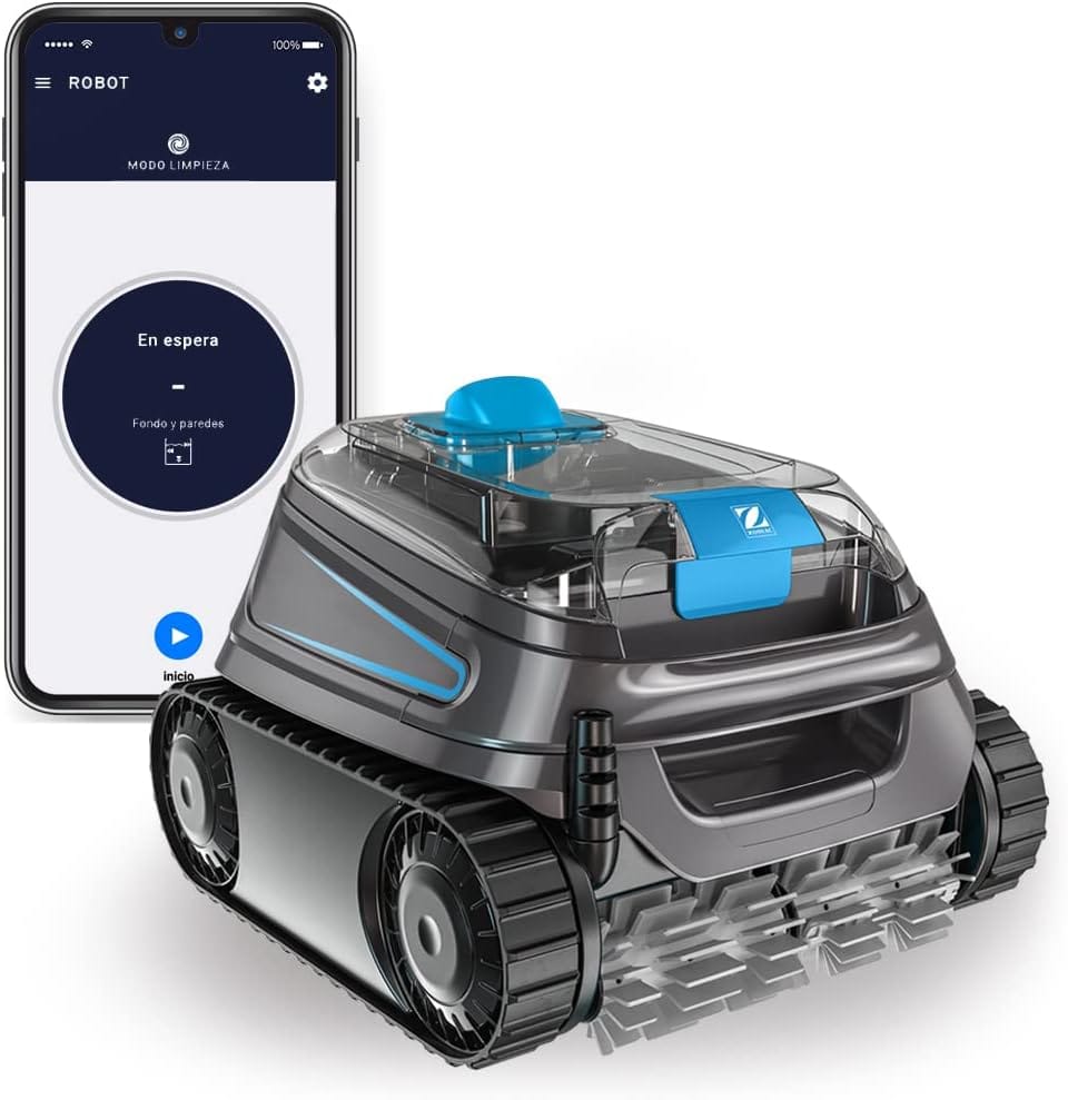 Zodiac CNX 30 iQ robot limpiafondos automático con app iAquaLink tecnología ciclónica piscinas 12x6m